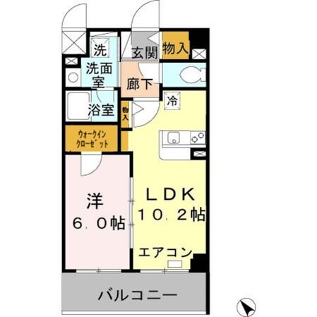 西二見駅 徒歩1分 3階の物件間取画像